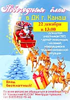 22 декабря в Канаше состоится Новогодняя ёлка для детей-участников СВО, детей инвалидов.