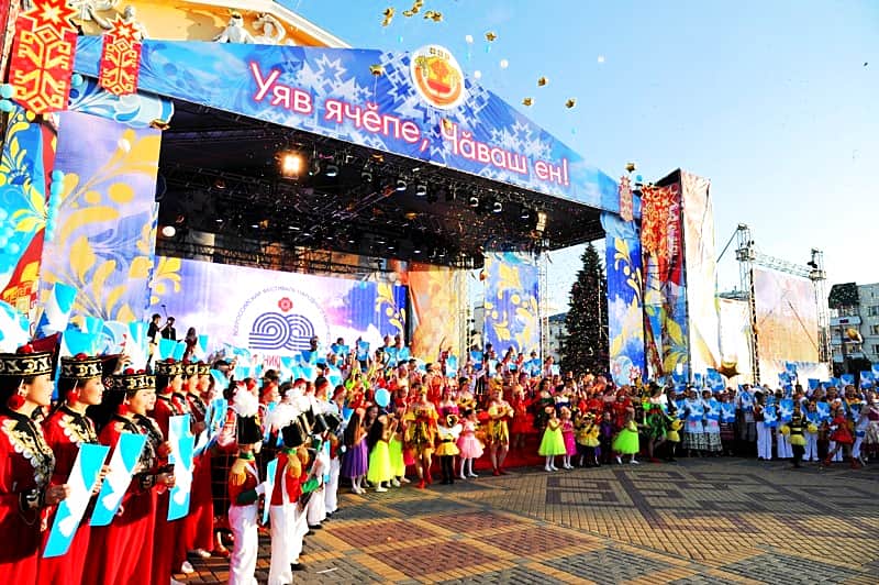 23 июня в Чебоксарах открылся XXIII Всероссийский фестиваль народного творчества "Родники России".