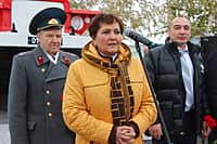 26 октября 2015 г. состоялось открытие мемориальной доски в память о А.В. Щетинине – первом начальнике прфессиональной пожарной охраны г. Канаш (фото №15).