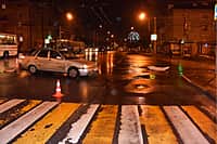 5 декабря возле деревни Кармамеи Канашского района, произошло лобовое столкновение иномарок "Hyundai Accent" и "Reno Logan" (фото №5).