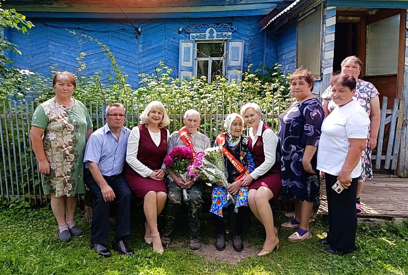 70-летний юбилей совместной жизни отмечают супруги Ефимовы из Канашского округа.