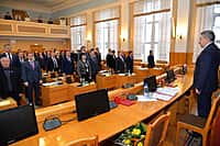 Абсолютным большинством голосов Алексей Ладыков утвержден на должность главы администрации г. Чебоксары (фото №5).