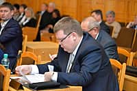 Абсолютным большинством голосов Алексей Ладыков утвержден на должность главы администрации г. Чебоксары (фото №13).