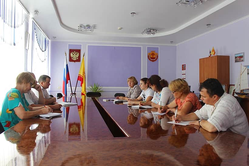 В администрации г. Канаш прошло рабочее совещание по празднованию Дня города.