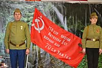 Акция "Часовой у Знамени Победы" проходит в Канашском районе (фото №1).