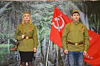 Акция "Часовой у Знамени Победы" проходит в Канашском районе (фото №5).