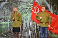 Акция "Часовой у Знамени Победы" проходит в Канашском районе (фото №6).