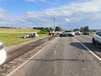 Четыре человека погибли в дорожной аварии перед въездом в г. Канаш (фото №2).