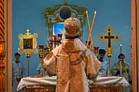 Богослужение в Навечерие Рождества Христова состоялось в Канаше (фото №4).