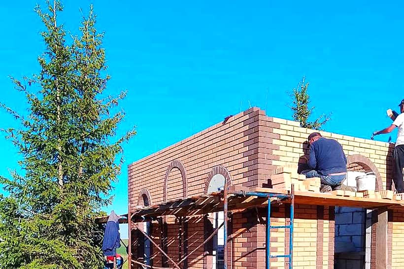 В селе Шакулово возводится часовня.