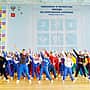 На чемпионате России в Чебоксарах состоялся танцевальный флэш-моб в честь 20-летия спортивной аэробики.