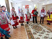 Церемония чествования золотого юбилея супругов Никитиных (фото №2).