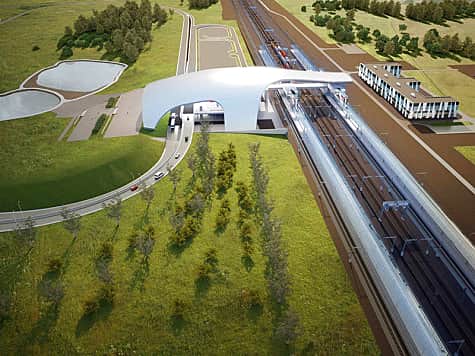 В Чувашии представили концепцию вокзала высокоскоростной магистрали.