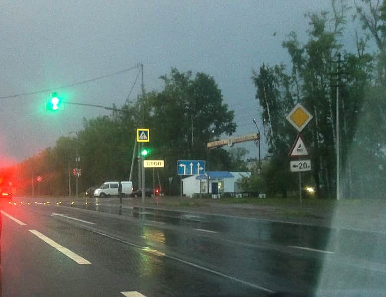 В Чувашии на трассе М-7 "Волга" установлены световозвращатели "Кошачий глаз".