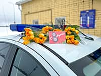 В Канашском МО прошла акция «Цветы для автоледи», приуроченная к Международному женскому дню. (фото №4).