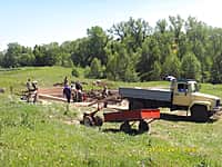 В деревне Каликово началось строительство купели церкви Иоанна Предтечи (фото №1).