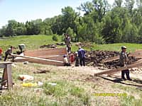 В деревне Каликово началось строительство купели церкви Иоанна Предтечи (фото №2).