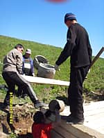 В деревне Каликово началось строительство купели церкви Иоанна Предтечи (фото №4).