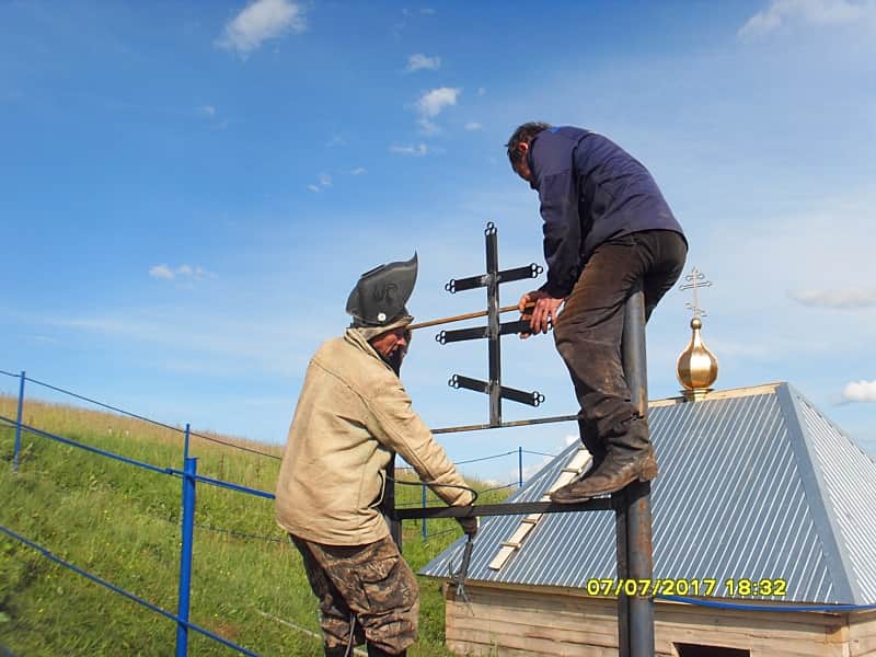 В деревне Каликово строится Святая купель.