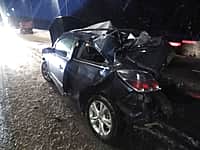 Устанавливаются обстоятельства ДТП в Канашском районе с участием 4-х автомобилей (фото №1).