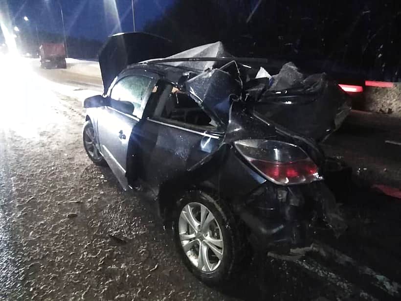 Устанавливаются обстоятельства ДТП в Канашском районе с участием 4-х автомобилей.