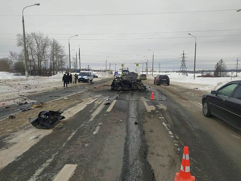 12 февраля 2024 года в Канашском районе в ДТП с пожаром погибла девушка.