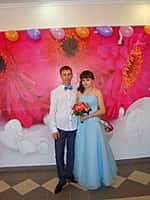 Во Дворце бракосочетаний Канаша, накануне Дня защитников Отечества, ритуал регистрации новобрачных пар прошел в праздничной атмосфере (фото №2).