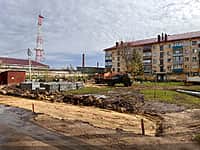 Работы по благоустройству дворовых территорий многоквартирных домов начаты в Канаше (фото №11).