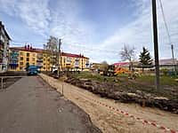 Работы по благоустройству дворовых территорий многоквартирных домов начаты в Канаше (фото №6).