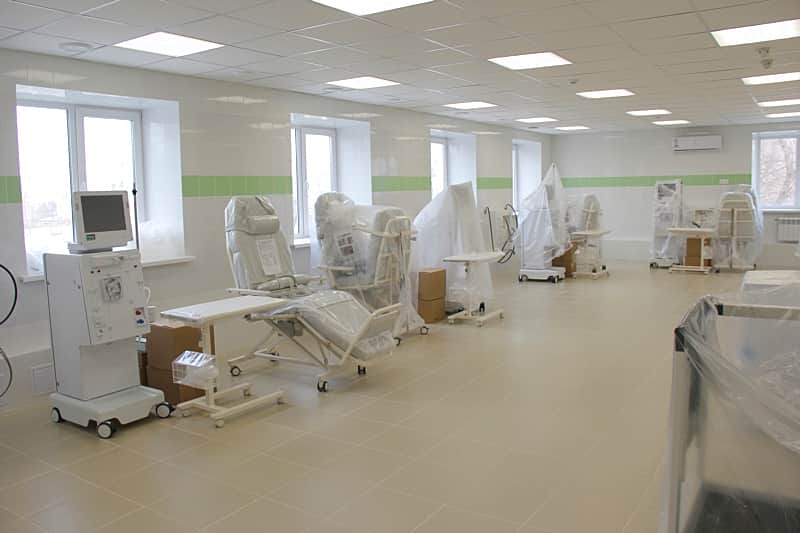 Гемодиализный центр в городе Канаш принял первых пациентов.