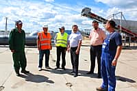 Глава администрации г. Канаш проинспектировал ход строительных работ автомобильной дороги по ул. Ильича (фото №10).