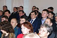 Глава администрации г. Канаш В.В. Софронов принял участие в торжественном собрании по итогам 2015 года (фото №14).