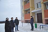Глава администрации Канашского района посетил новый дом, который скоро справит новоселье (фото №11).