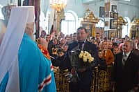 Глава Чувашской митрополии Высокопреосвященнейший Варнава митрополит Чебоксарский и Чувашский совершил Божественную литургию в храме святителя Николая города Канаш (фото №11).