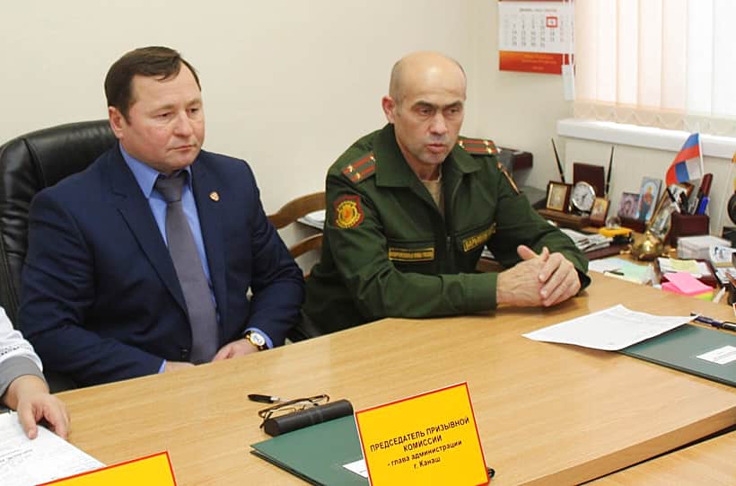 В городе Канаш прошла итоговая призывная комиссия.