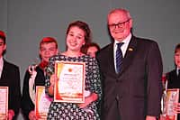 В городе Канаш состоялось открытие Года российского кино и Года человека труда (фото №21).