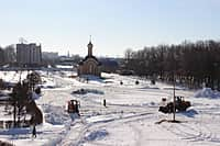 В городе Канаше идет подготовка к проводам зимы (фото №2).