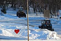 В городе Канаше идет подготовка к проводам зимы (фото №4).