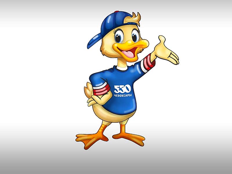 Горожане выбрали имя талисману 550-летия Чебоксар.