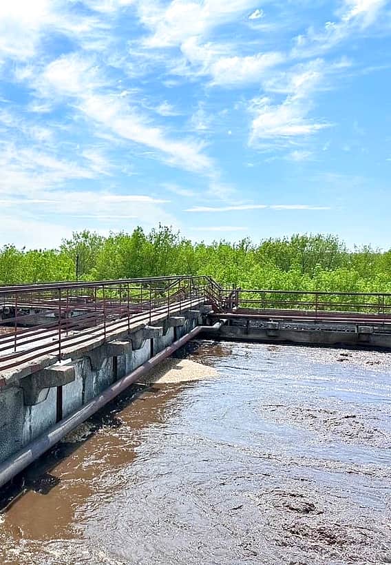 Вопрос о ходе строительства канализационных очистных сооружений в городе Канаш поступил Главе Чувашии во время прямой линии.