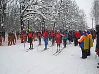 В г. Канаш определены победители и призеры чемпионата и первенства города по лыжным гонкам 2016 года, посвященных Году человека труда (фото №1).