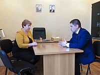 В Канаше состоялась рабочая встреча министра транспорта Чувашии и генерального директора Канашского автовокзала Л. Кондратьевой (фото №1).