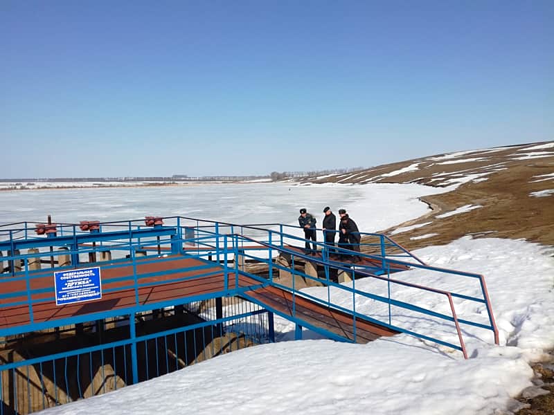 Канашский район: осмотрены места возможного подтопления.