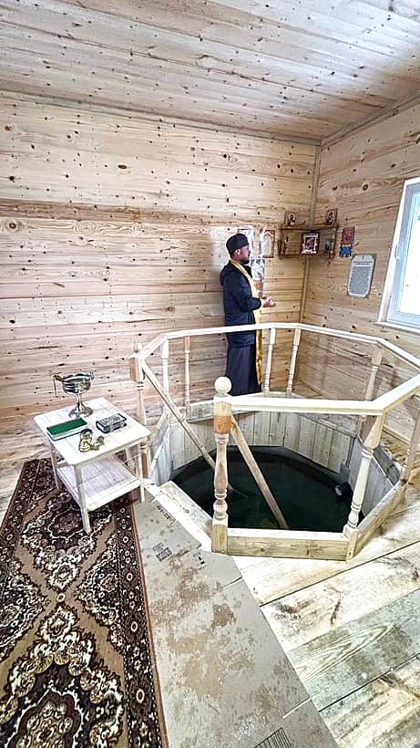 В д. Юманзары в преддверии Рождества состоялось торжественное открытие купели.