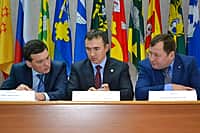 Канашский район с рабочим визитом посетил Председатель Кабинета Министров Чувашской Республики Иван Моторин (фото №7).