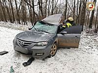 10 декабря на автодороге А-151 Канашского округа произошло ДТП со смертельным исходом (фото №4).