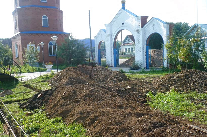 В Канашском районе начата работа по строительству новой церкви.