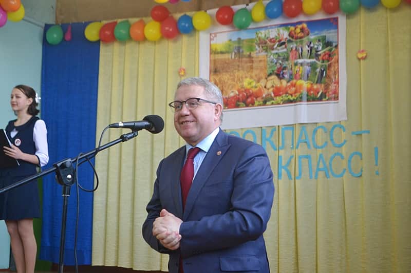 В Канашском районе состоялось открытие шестого в республике агрокласса.