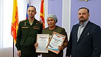 Жители деревни Кошноруй отправили на передовую юбилейную, тысячную маскировочную сеть (фото №5).