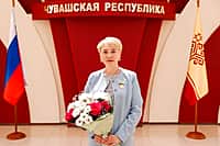 Анисимова Лариса Михайловна, жительница города Канаш, удостоена медали ордена «Родительская слава»! (фото №1).